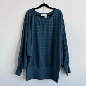 Anthropologie Pullover Dolman Ribbed Sweater Top